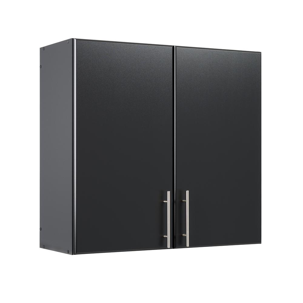 Elite 64" Storage Cabinet Set B - 5 pc - Black. Picture 5