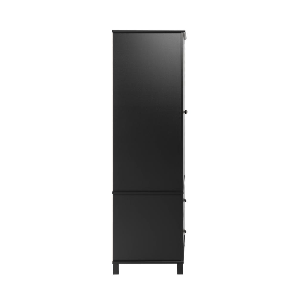 Yaletown Armoire, Black. Picture 5