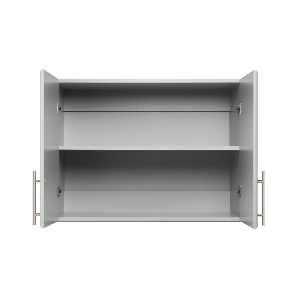 Elite 32" Stackable Wall Cabinet, Light Gray. Picture 4
