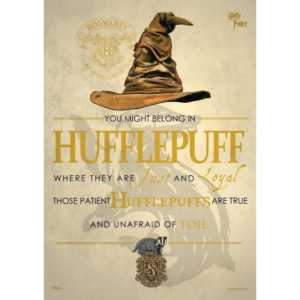 Harry Potter (Sorting Hat Hufflepuff) MightyPrints™ Wall Art. Picture 1
