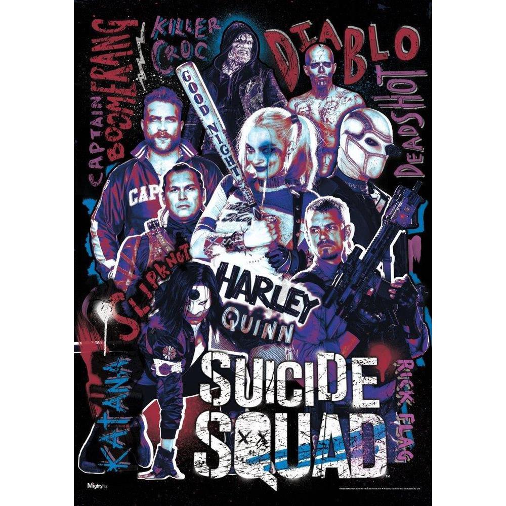 Suicide Squad (Unlikely Heroes) MightyPrint™ Wall Art. Picture 1