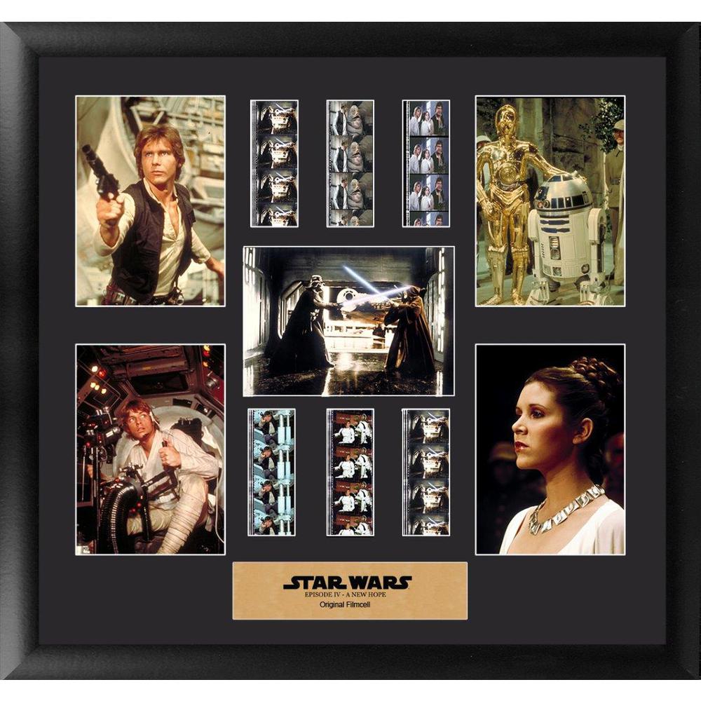 Star Wars A New Hope Montage Special Edition Framed FilmCell. The main picture.