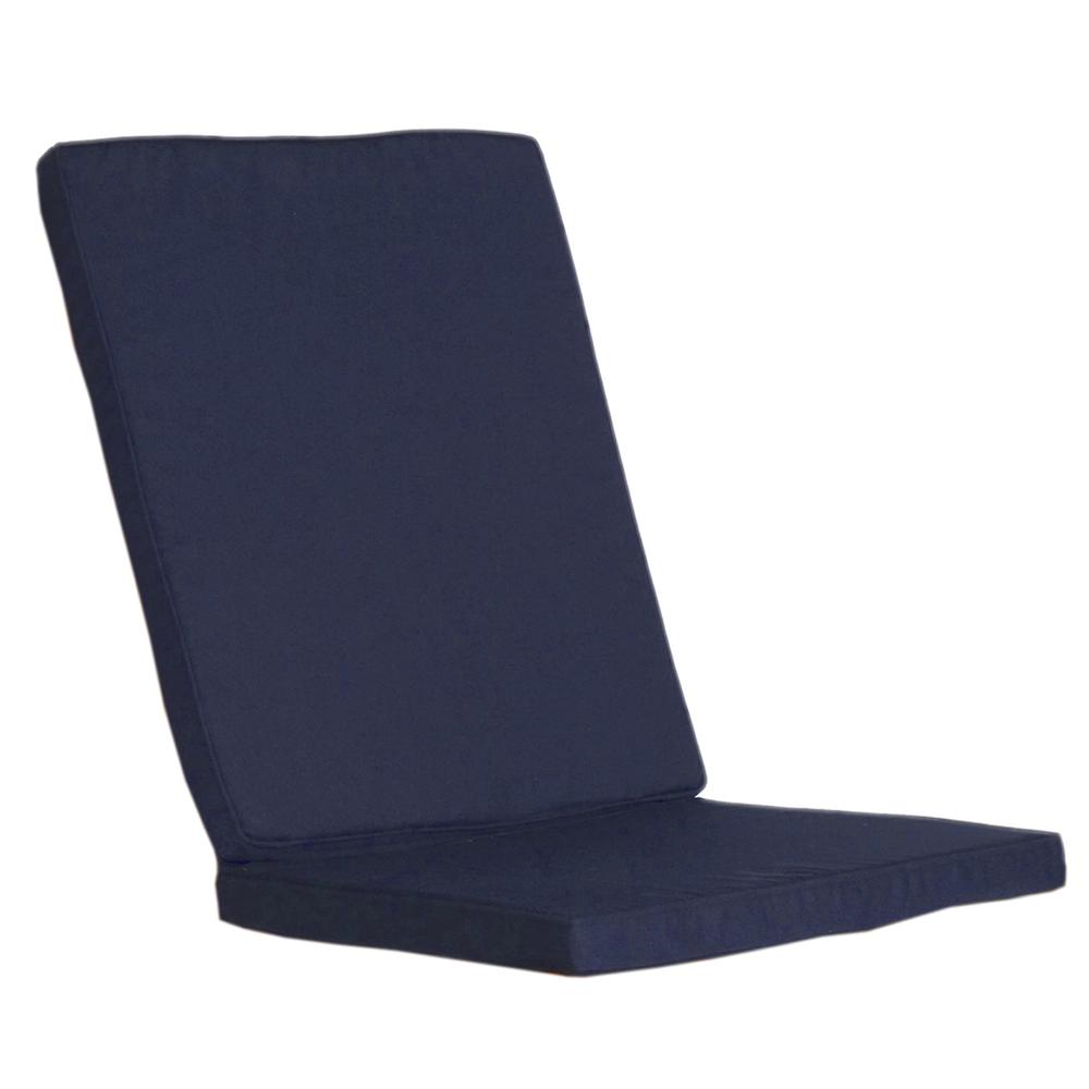 Blue Hinged Chair Cushions. The main picture.