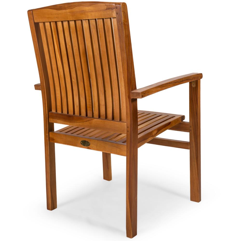 Teak Stacking Chair. Picture 4