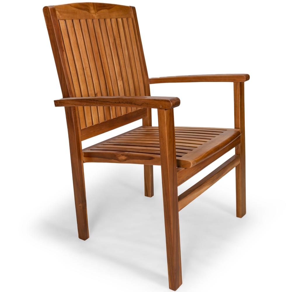 Teak Stacking Chair. Picture 3