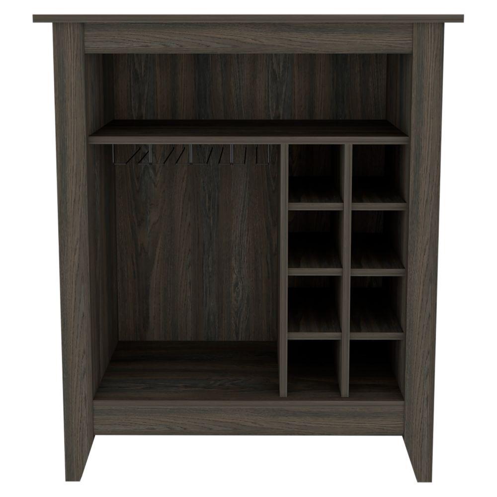 DEPOT E-SHOP Mojito Bar Cabinet, Six Wine Cubbies, One Open Drawer, One Open Shelf, Countertop-Espresso, For Living Room. Picture 2