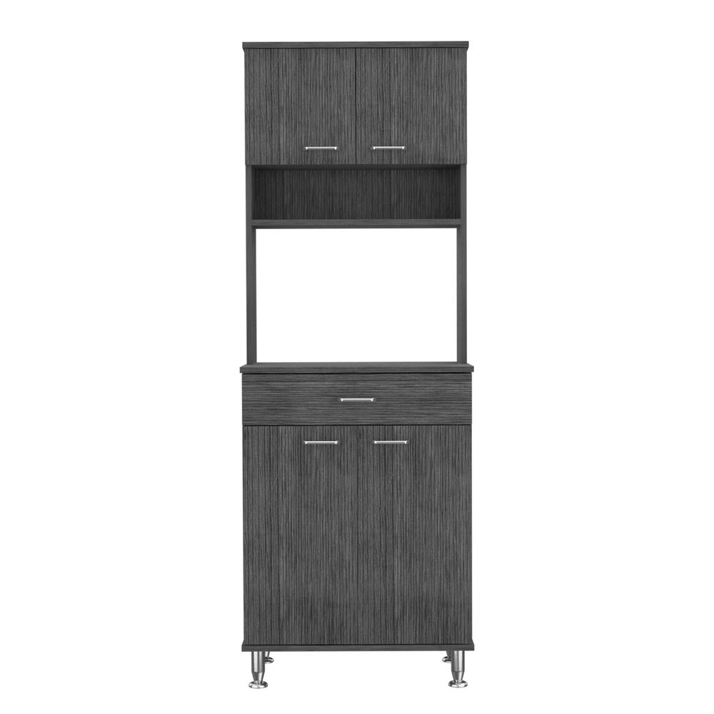 Helis 60 Pantry Cabinet - Smoky Oak. Picture 1