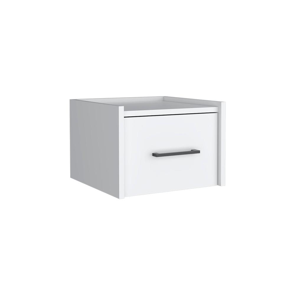 Floating Nightstand, Space-Saving Design with Handy Drawer and Surface. Picture 1