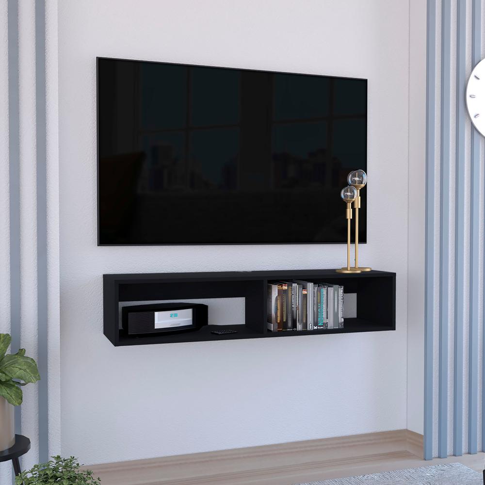 Klein FloatingTV Stand, Space-Saver Design with Functional Shelves. Picture 5