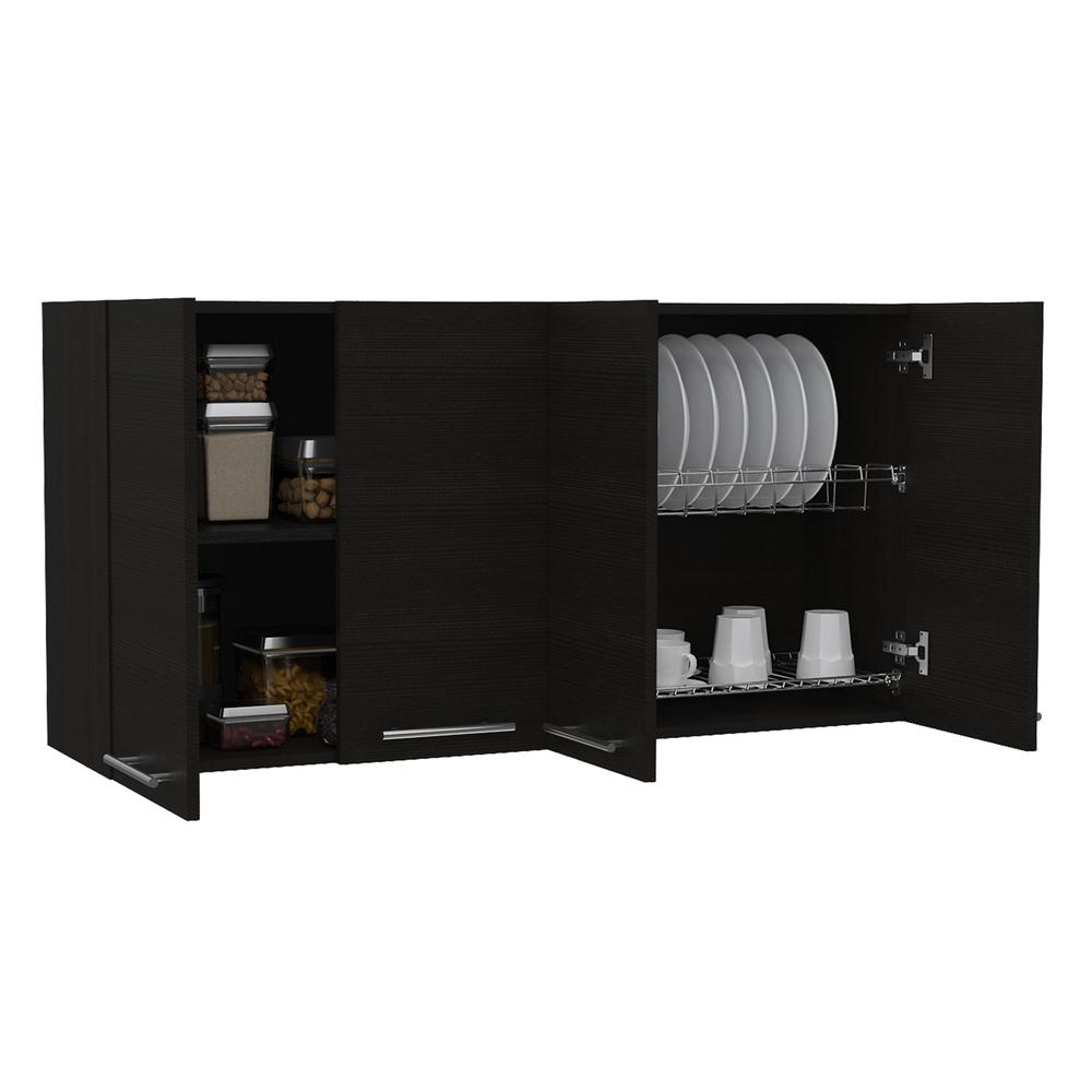 Oceana 120 Kitchen Cabinet Black Wengue. Picture 2
