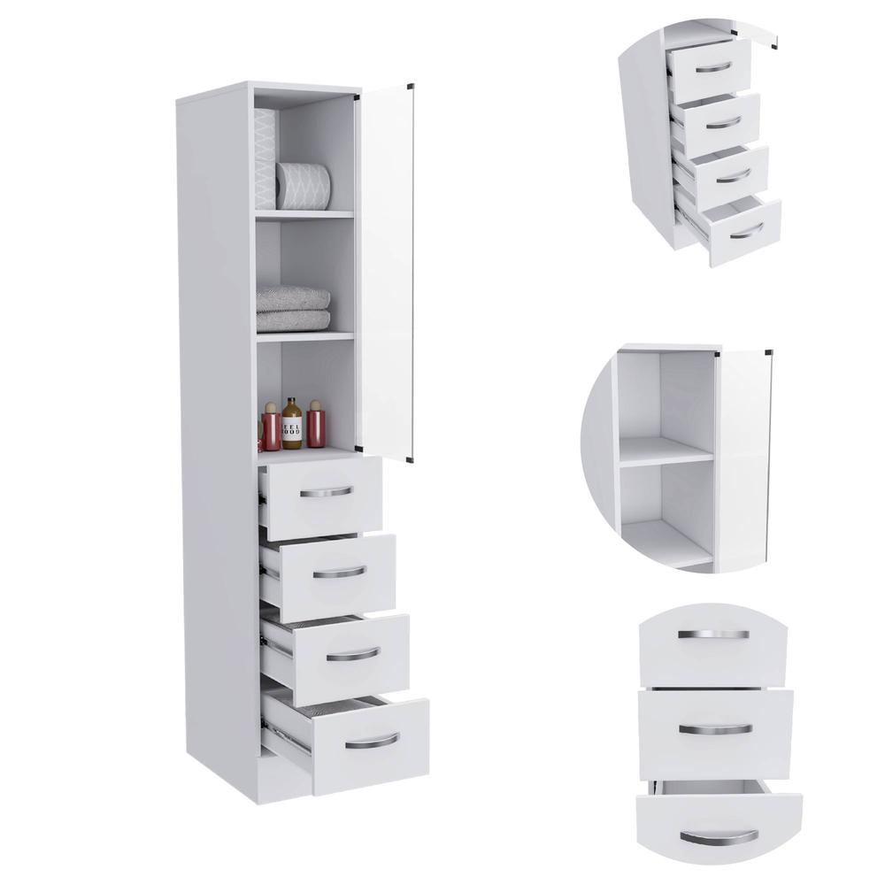 Magna Linen Cabinet-White. Picture 6
