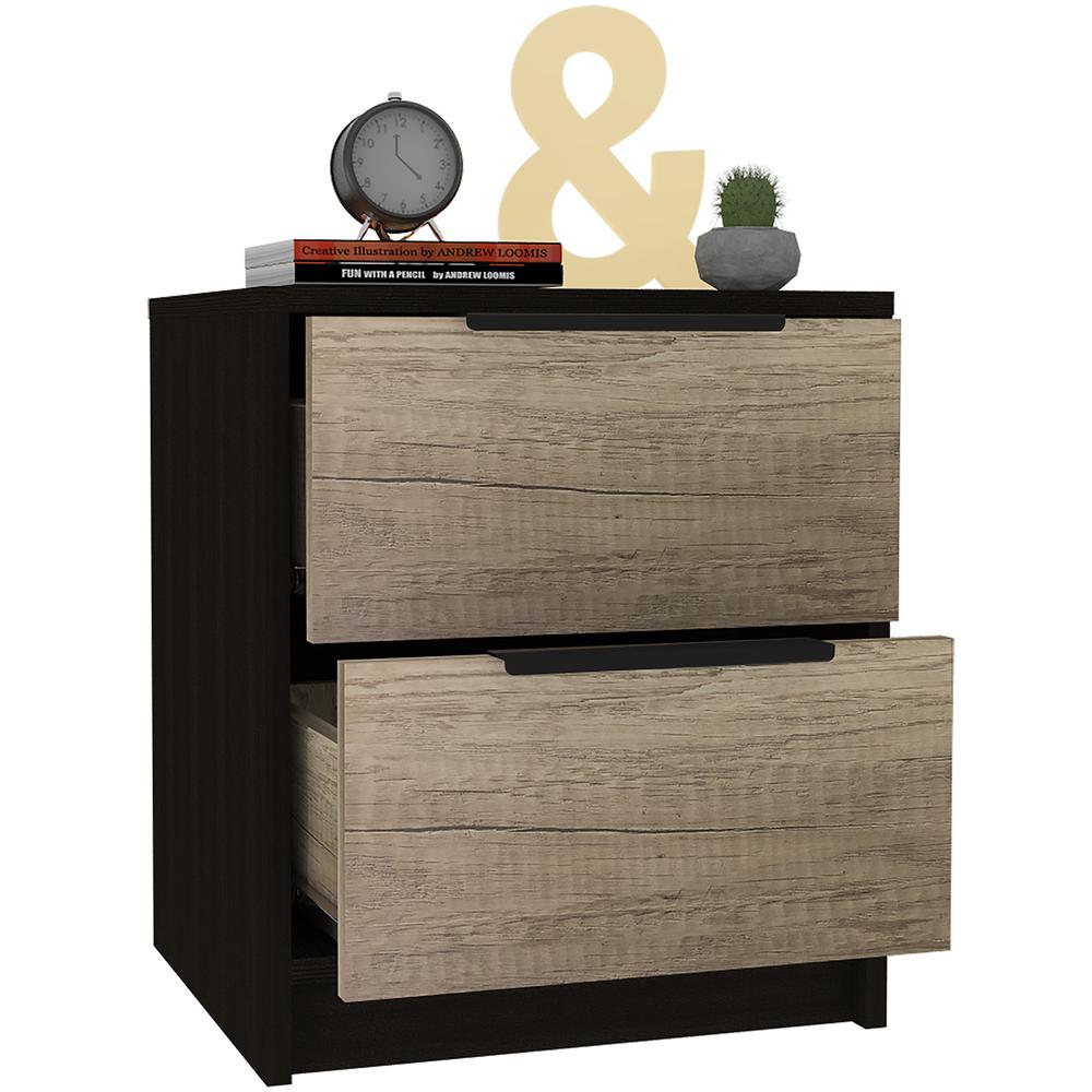 Egeo Night Stand Black Wengue. Picture 3
