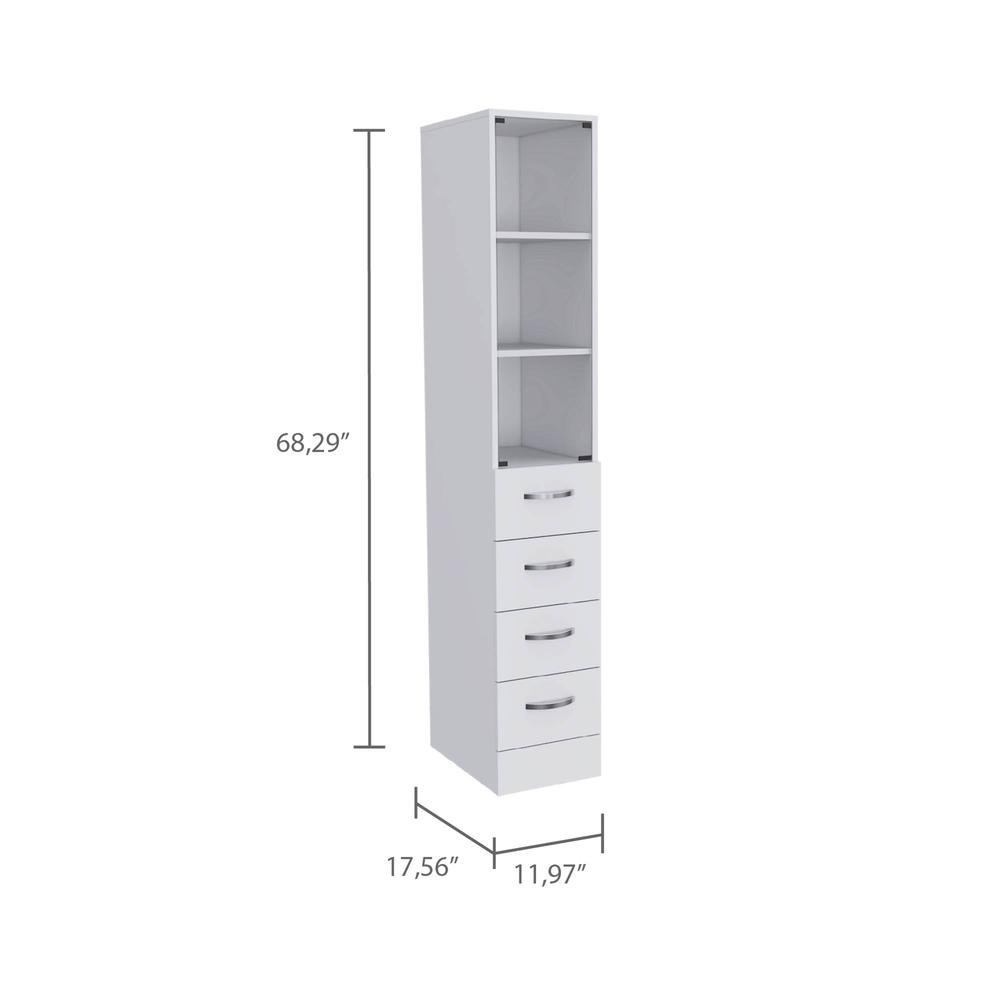 Magna Linen Cabinet-White. Picture 9