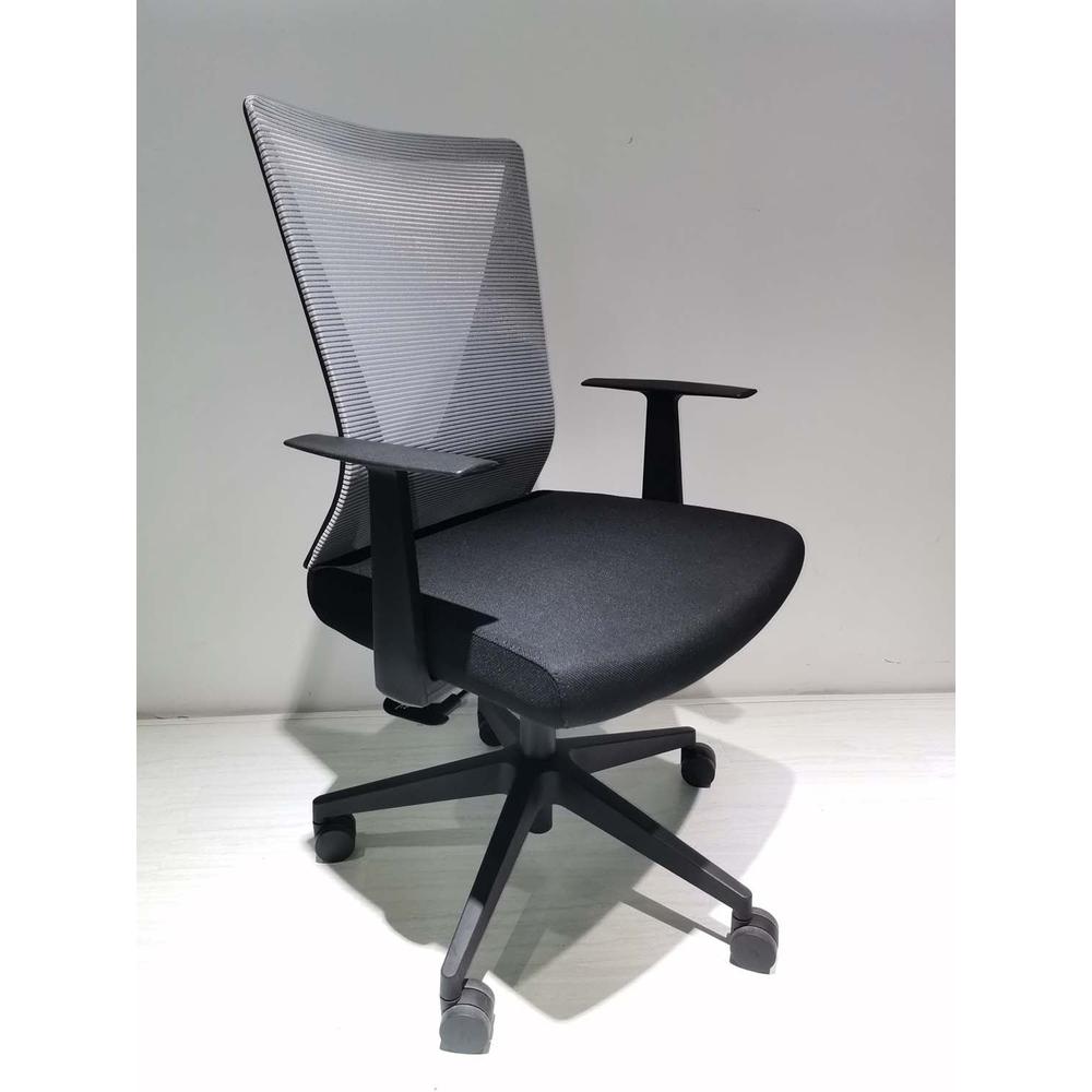 Puebla Office Chair Black - Grey. Picture 2
