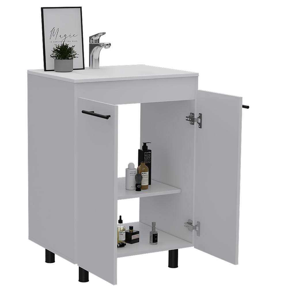 Dustin Free Standing Sink Cabinet White. Picture 6