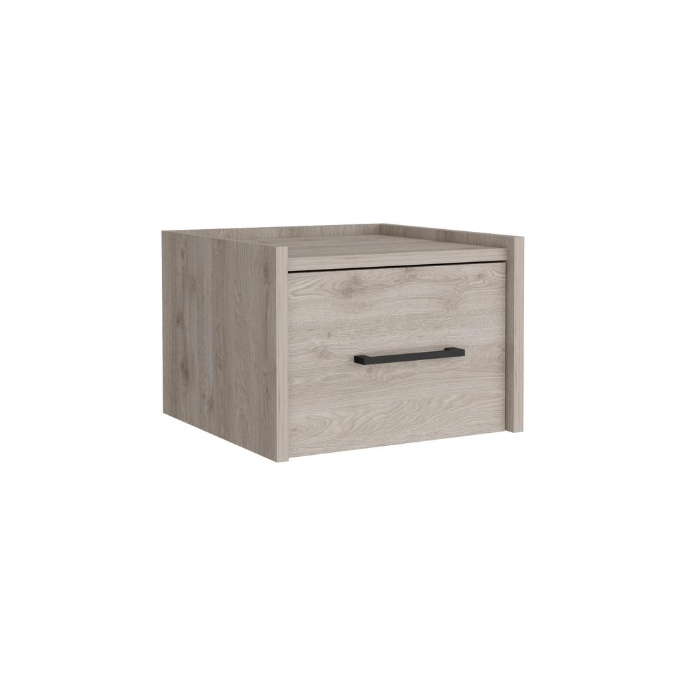 Floating Nightstand, Space-Saving Design with Handy Drawer and Surface. Picture 1