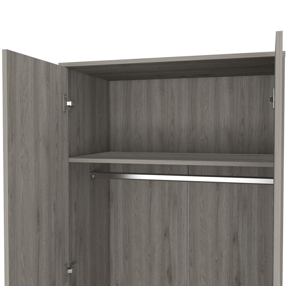 Darwin 180 Armoire - Light Grey. Picture 5