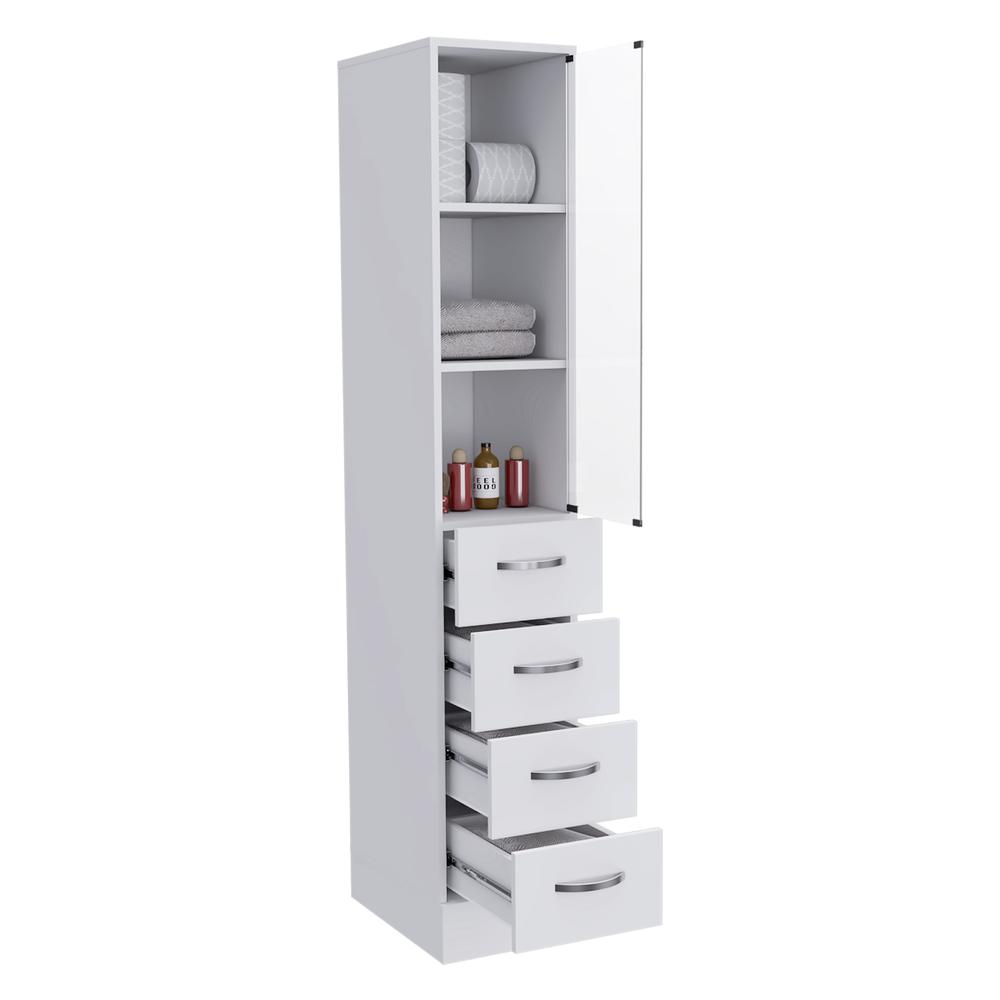 Magna Linen Cabinet-White. Picture 5