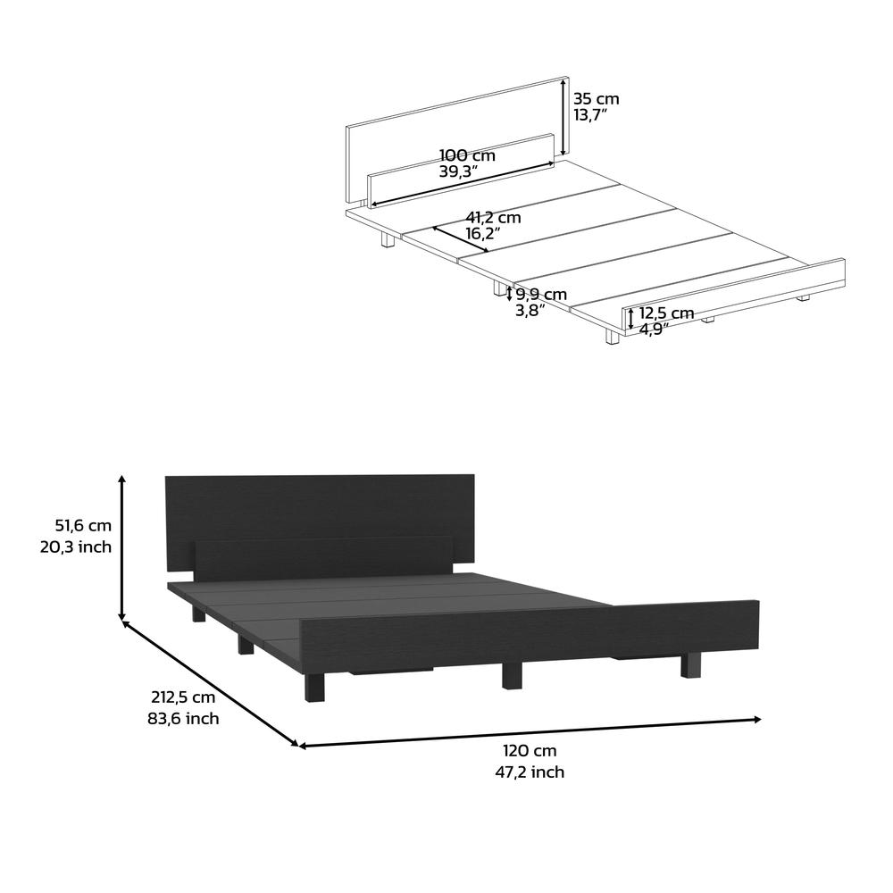 DEPOT E-SHOP Ethereal Twin Bed Frame. Picture 4