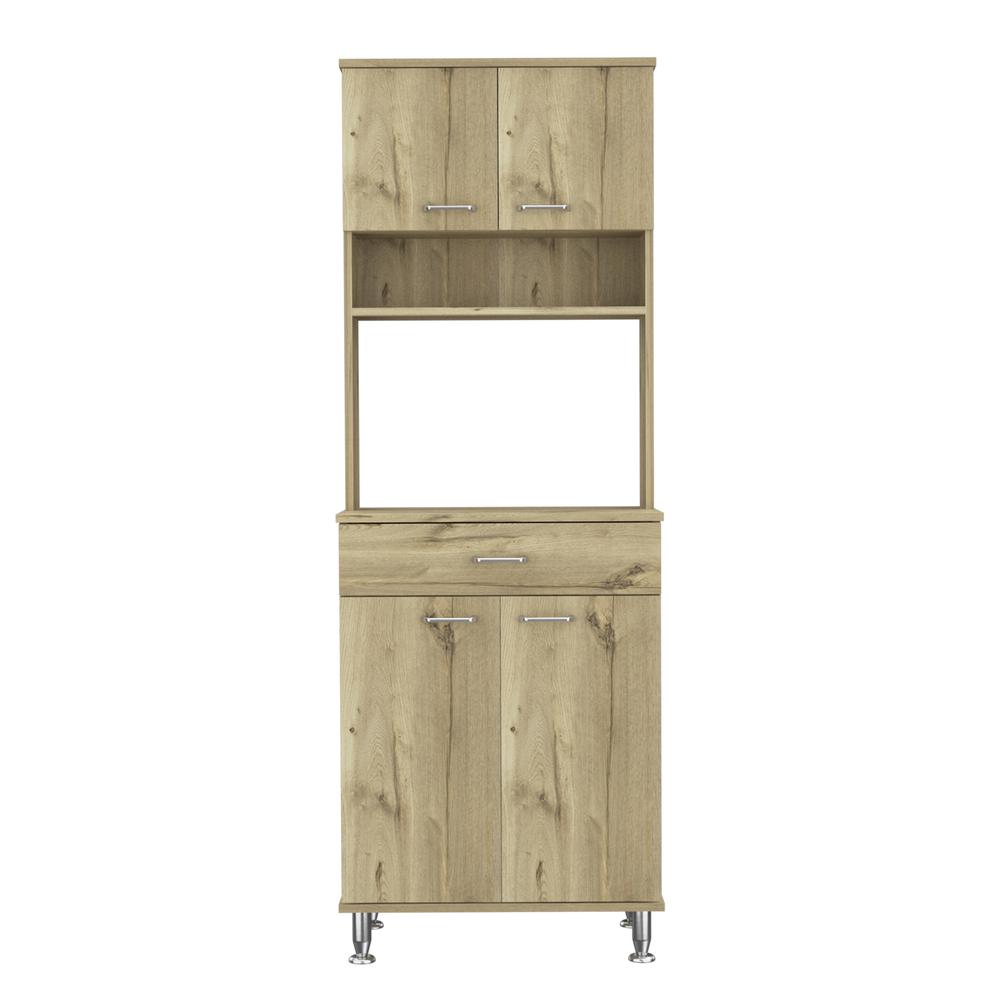 Helis 60 Pantry Cabinet - Light Oak. Picture 2