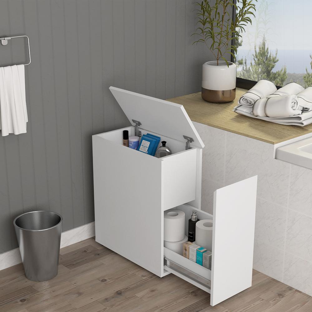 Nova Bathroom Storage Cabinet-White. Picture 3