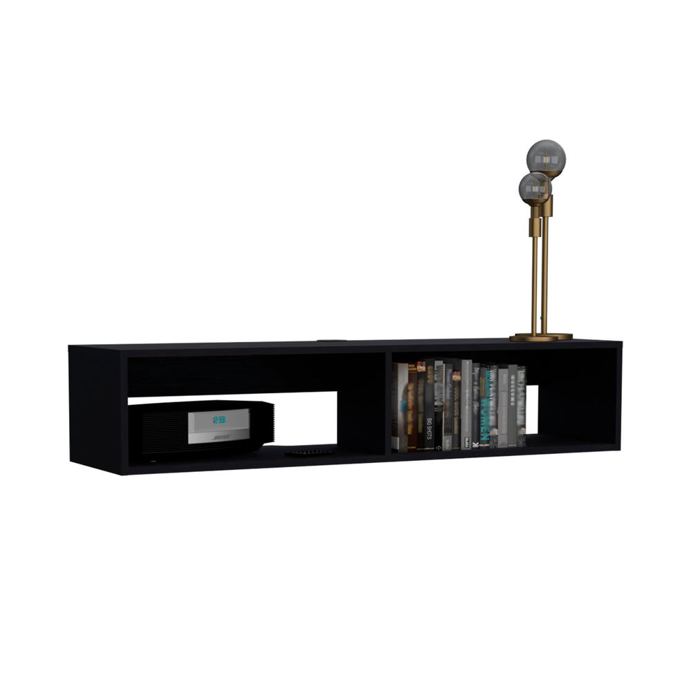 Klein FloatingTV Stand, Space-Saver Design with Functional Shelves. Picture 3