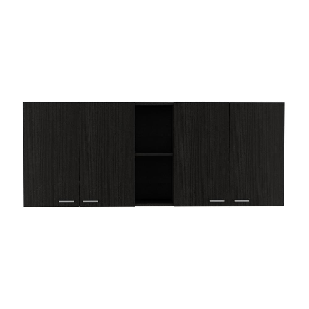 Olimpo 150 Wall Cabinet Black Wengue. Picture 3