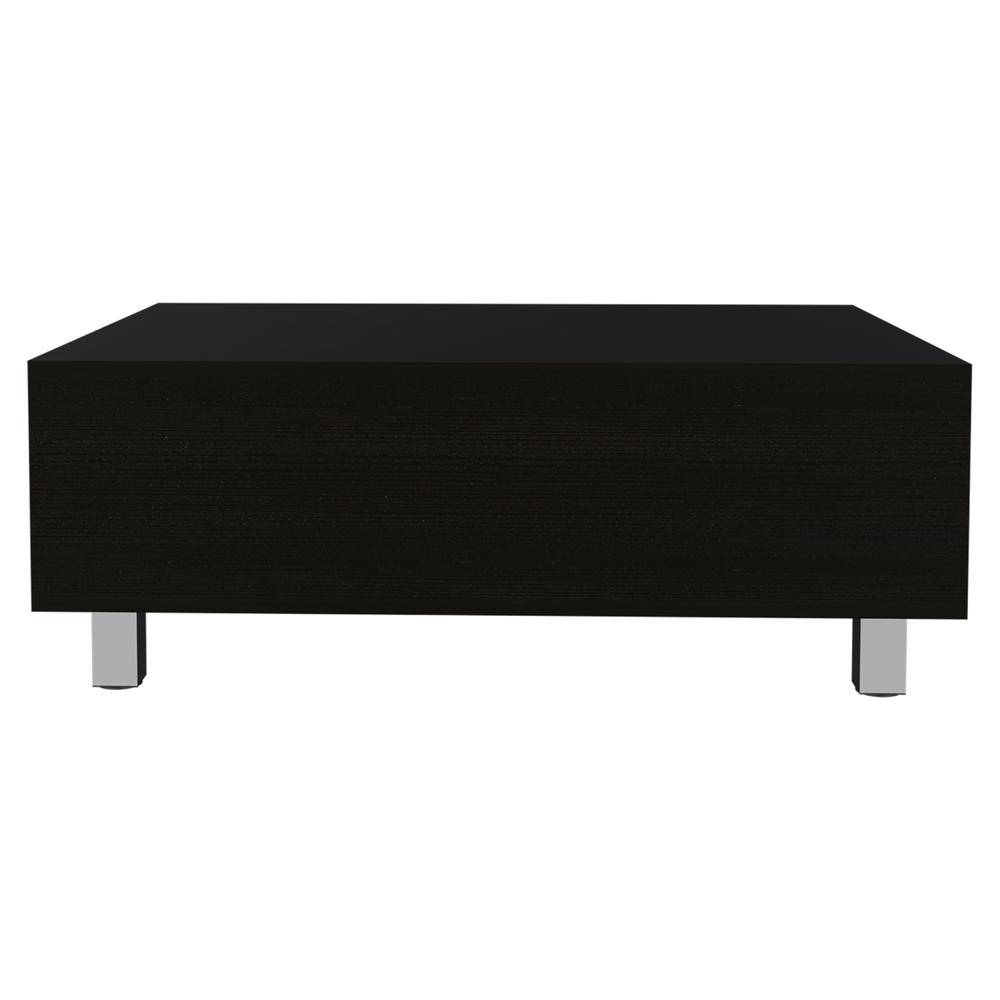 Aran Lift Top Coffee Table - Black. Picture 2