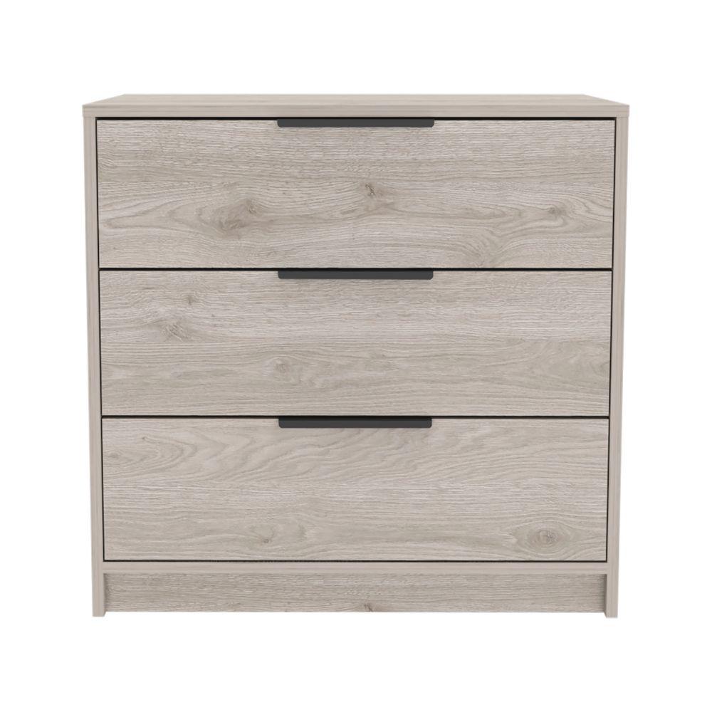 DEPOT E-SHOP Egeo 3 Drawers Dresser, Countertop, Three Drawers, Light Grey, For Bedrom. Picture 1