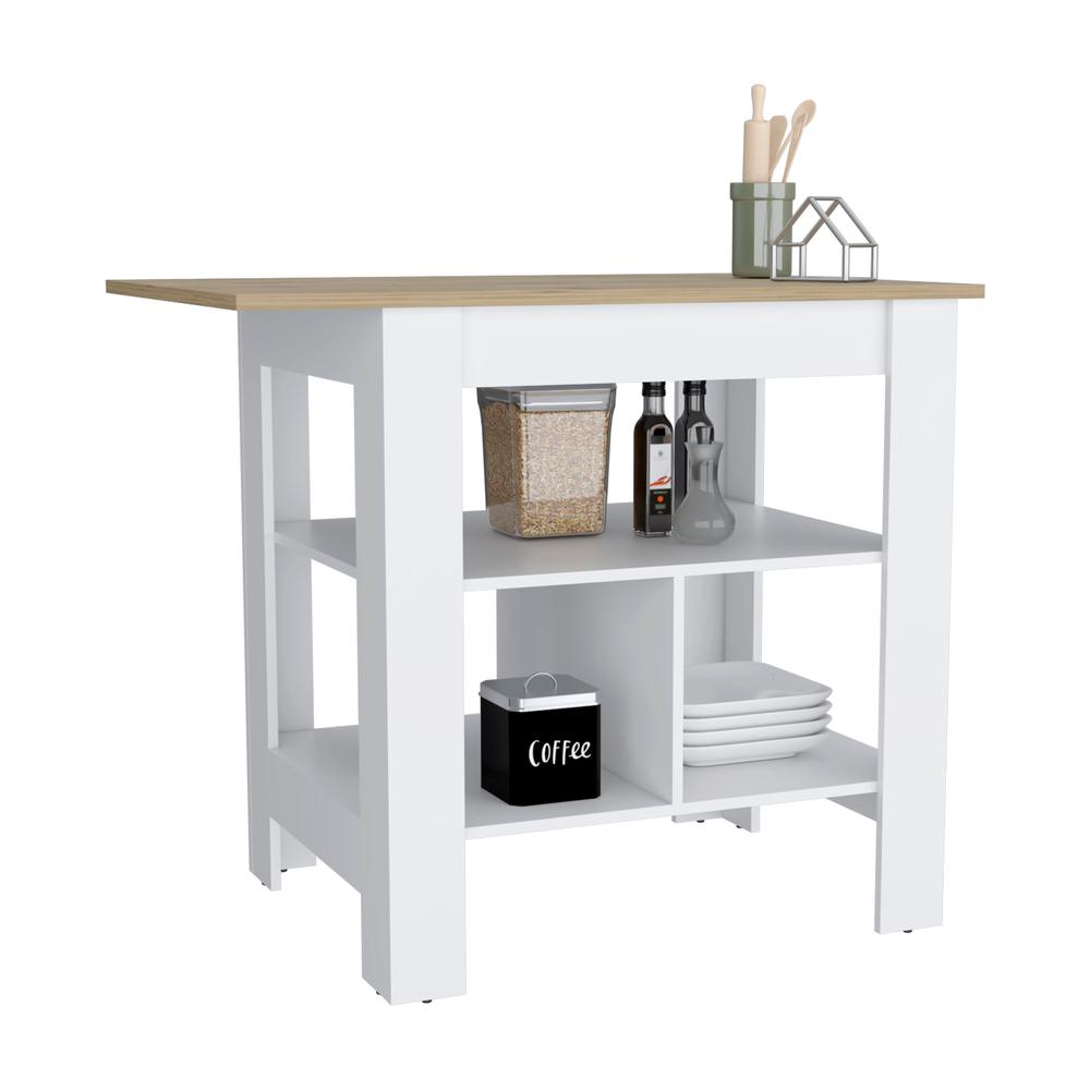 DEPOT E-SHOP Finley Kitchen Island with Counter Space. Picture 3