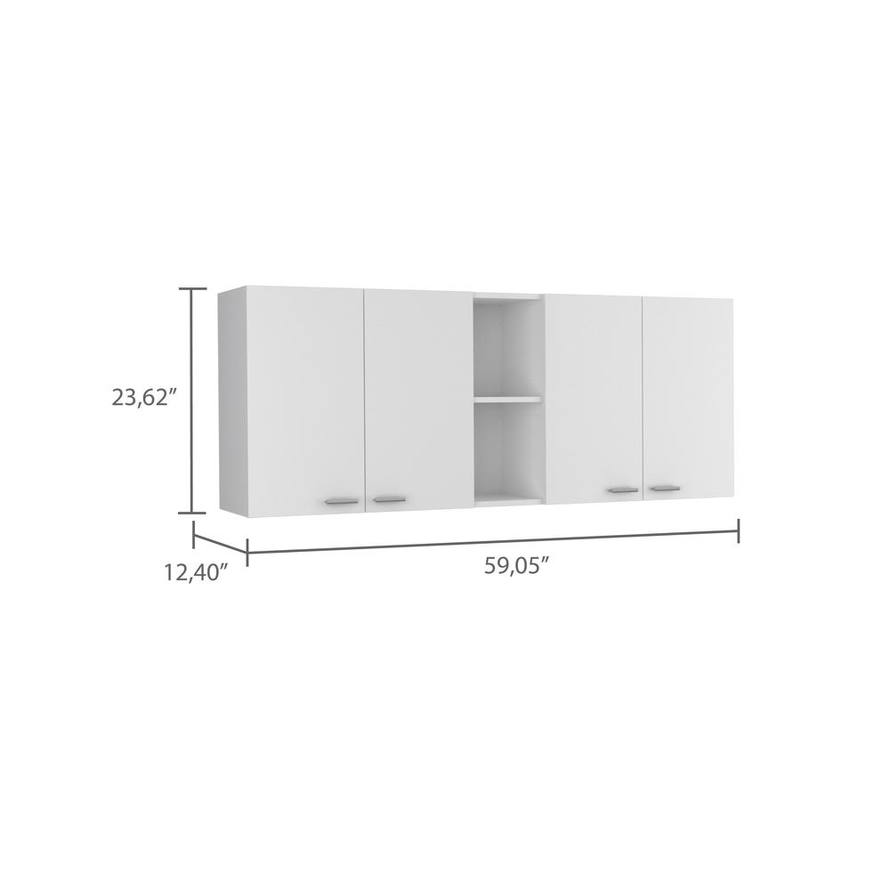 Olimpo 150 Wall Cabinet White. Picture 2