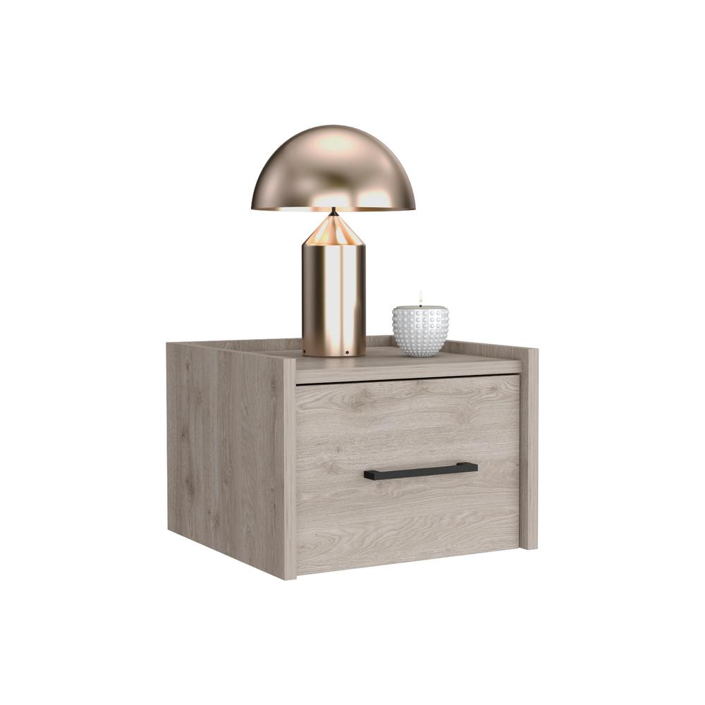 Floating Nightstand, Space-Saving Design with Handy Drawer and Surface. Picture 3