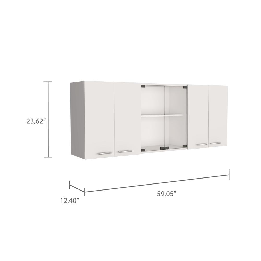 Olimpo 150 Wall Cabinet With Glass. Picture 2