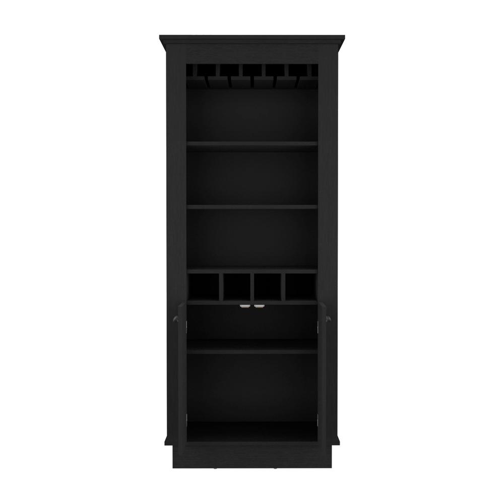 Bar Cabinet Elegant Multi-Storage Unit with Built-in Bottle and Glass Racks. Picture 1