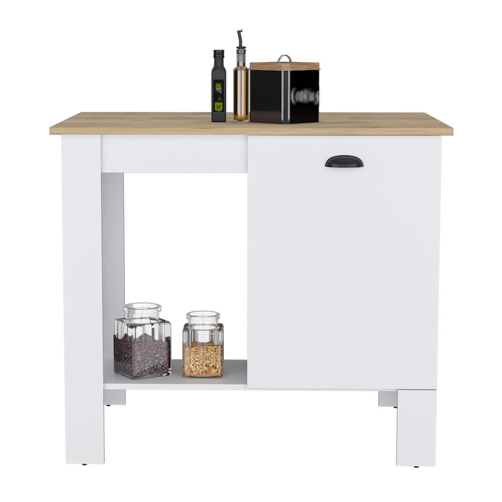 DEPOT E-SHOP Caddo Kitchen Island with Storage and Cabinet. Picture 3