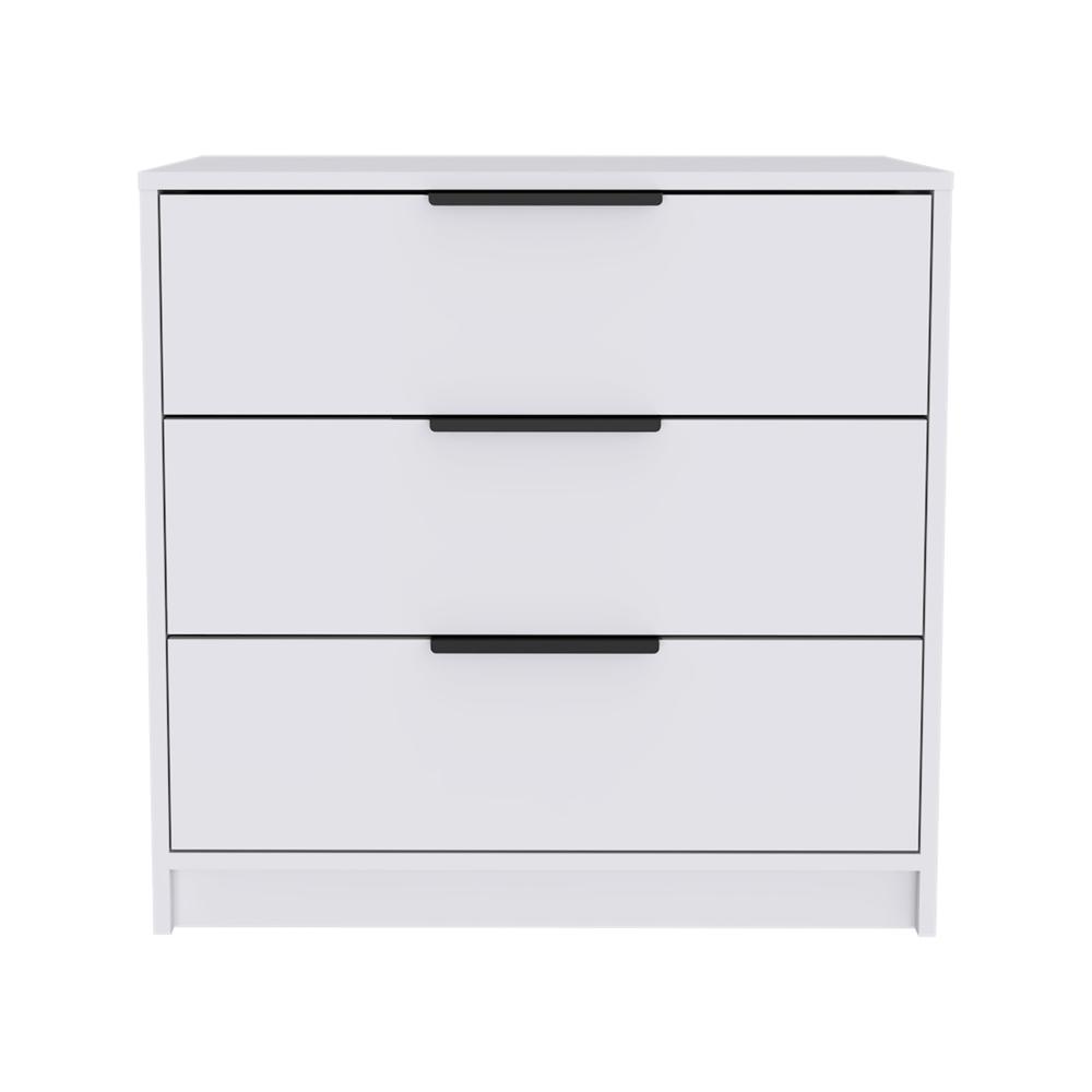 Egeo 3 Drawer Dresser White. Picture 1