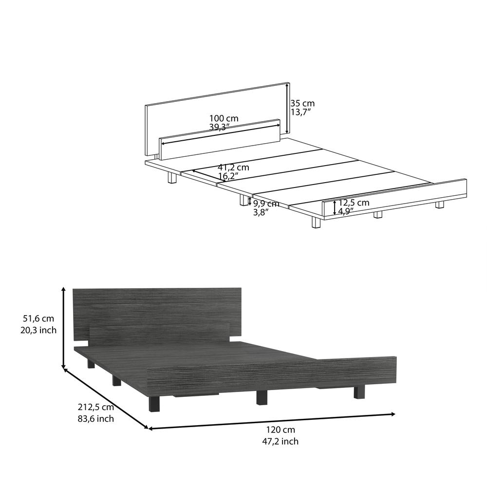 DEPOT E-SHOP Ethereal Twin Bed Frame DE-CLI7976. Picture 4