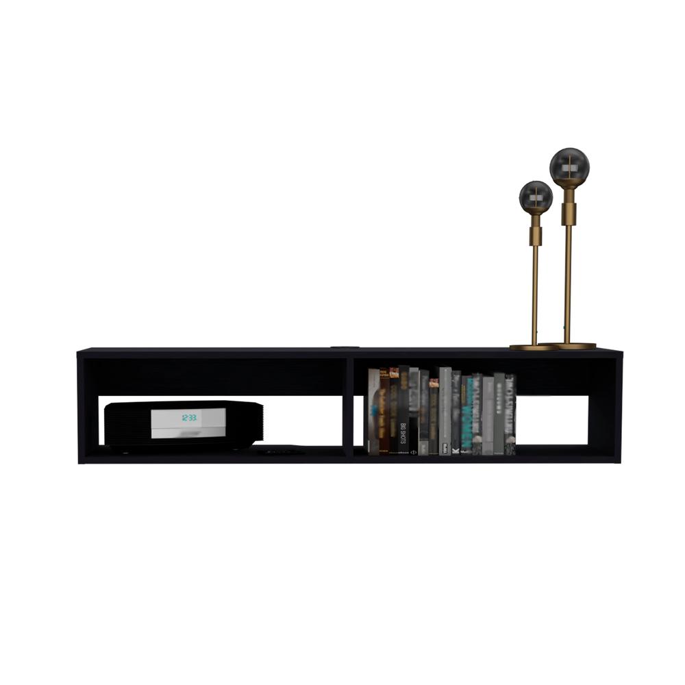Klein FloatingTV Stand, Space-Saver Design with Functional Shelves. Picture 2