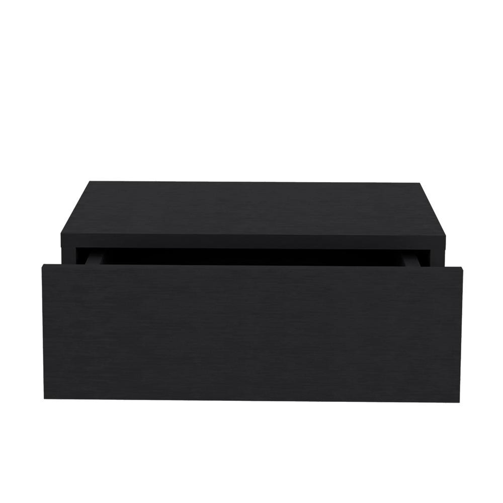Ivor Floating Nightstand, Modern Wall-Mounted Bedside Shelf with Drawer. Picture 2