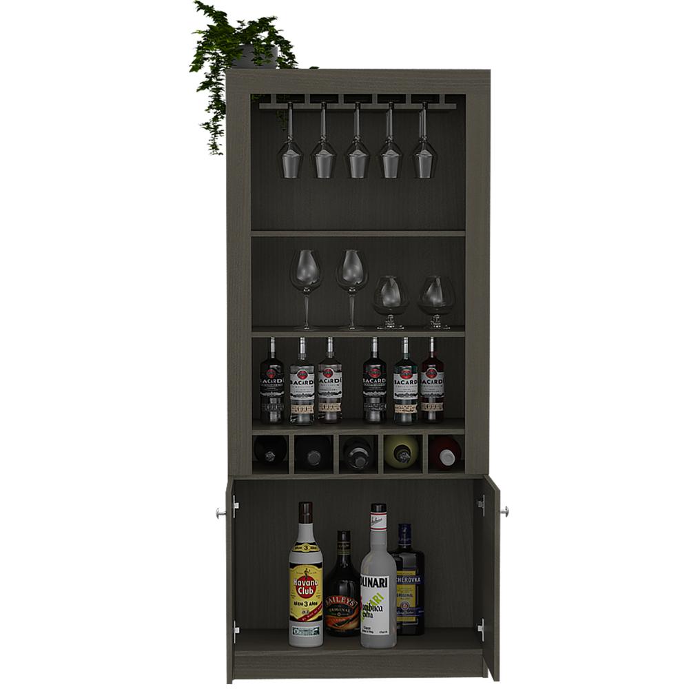 Dakota Bar Cabinet Grey Oak. Picture 6
