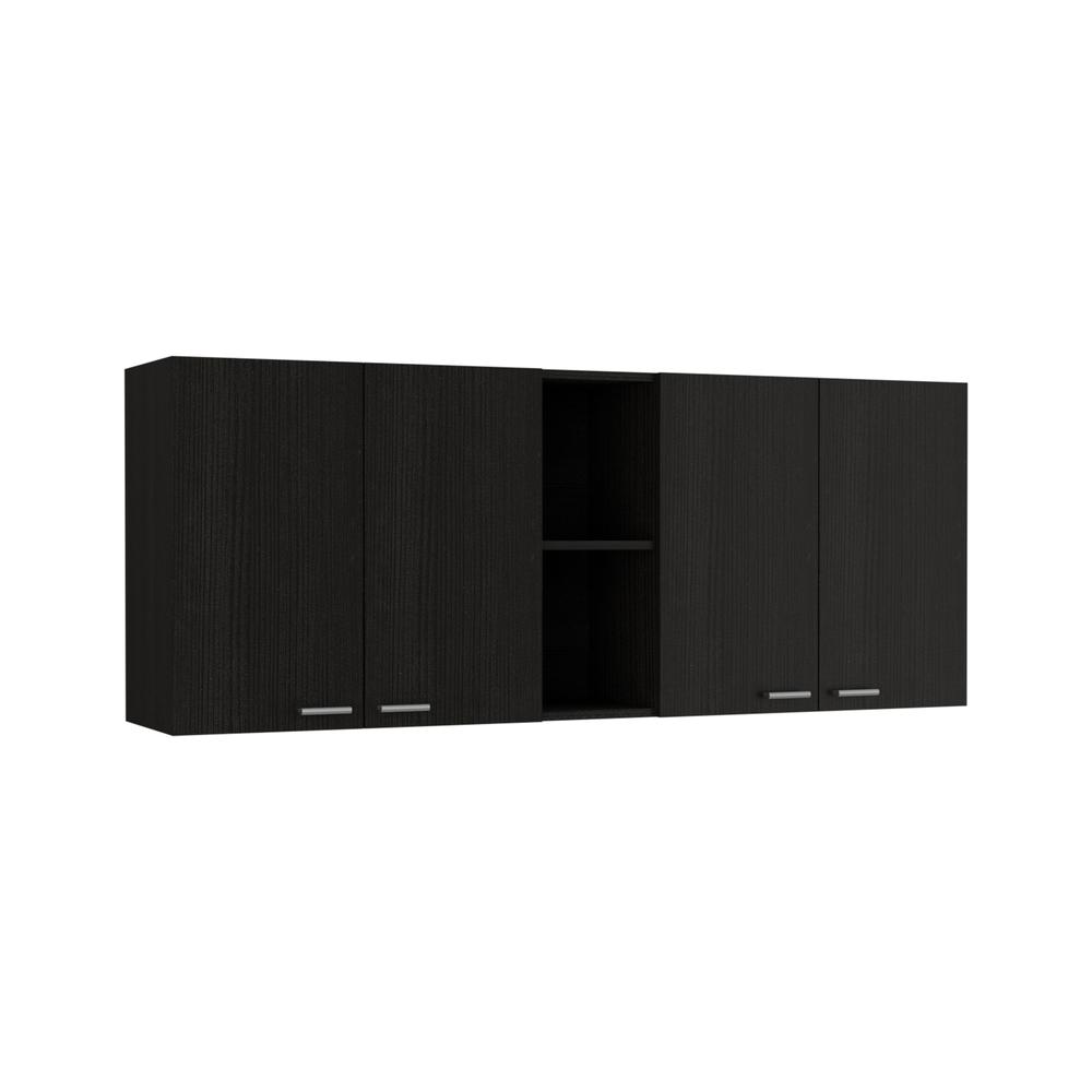 Olimpo 150 Wall Cabinet Black Wengue. Picture 5