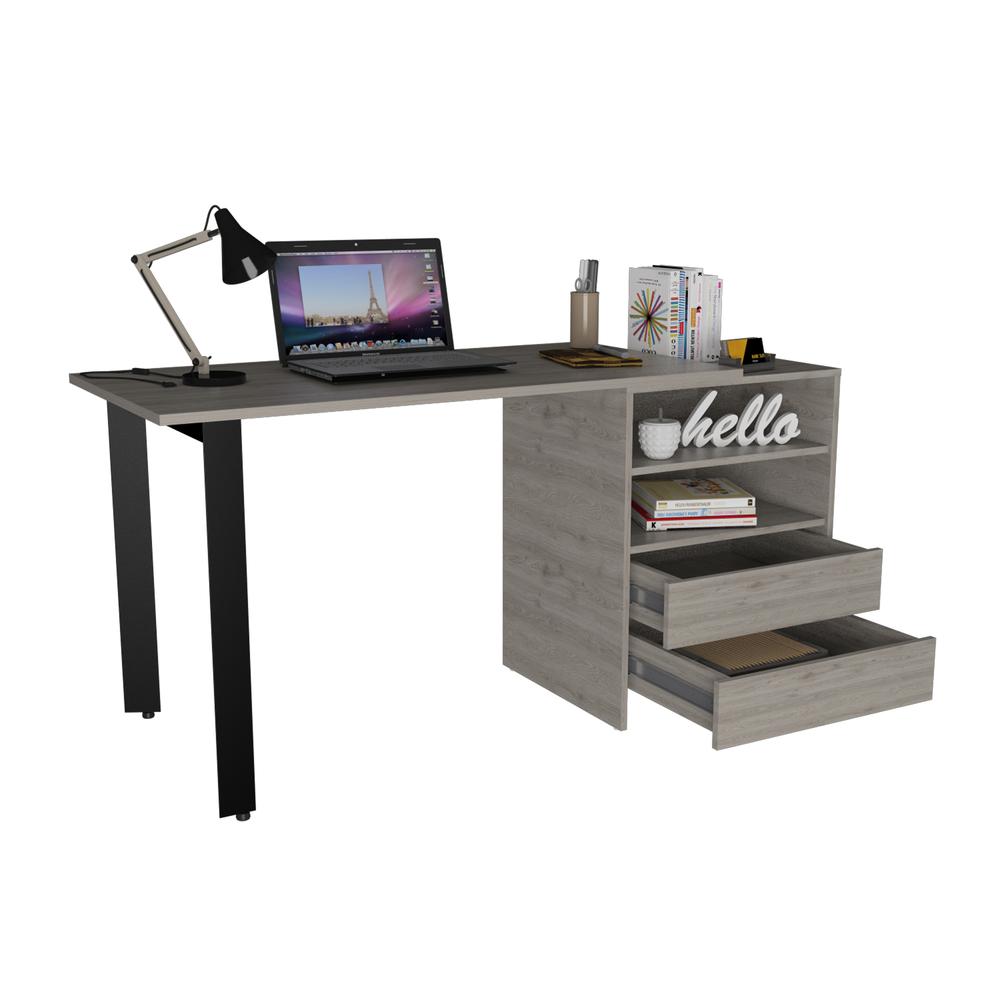 Austral 120 Desk - Light Grey. Picture 3