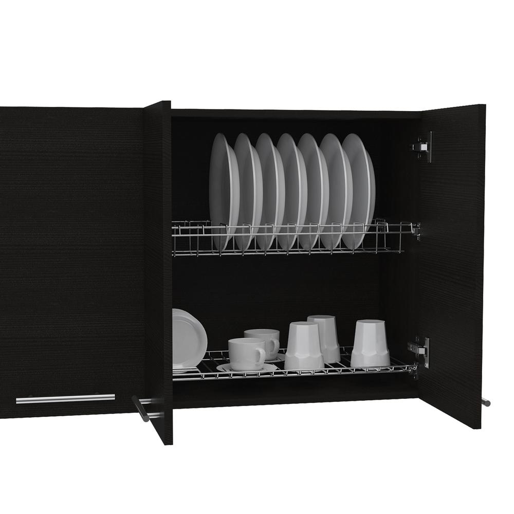 Oceana 120 Kitchen Cabinet Black Wengue. Picture 4