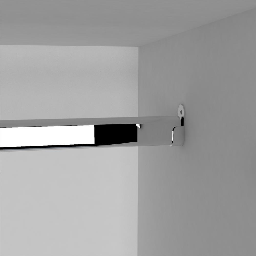 Kibo 6 Doors Armoire - Black/White. Picture 5