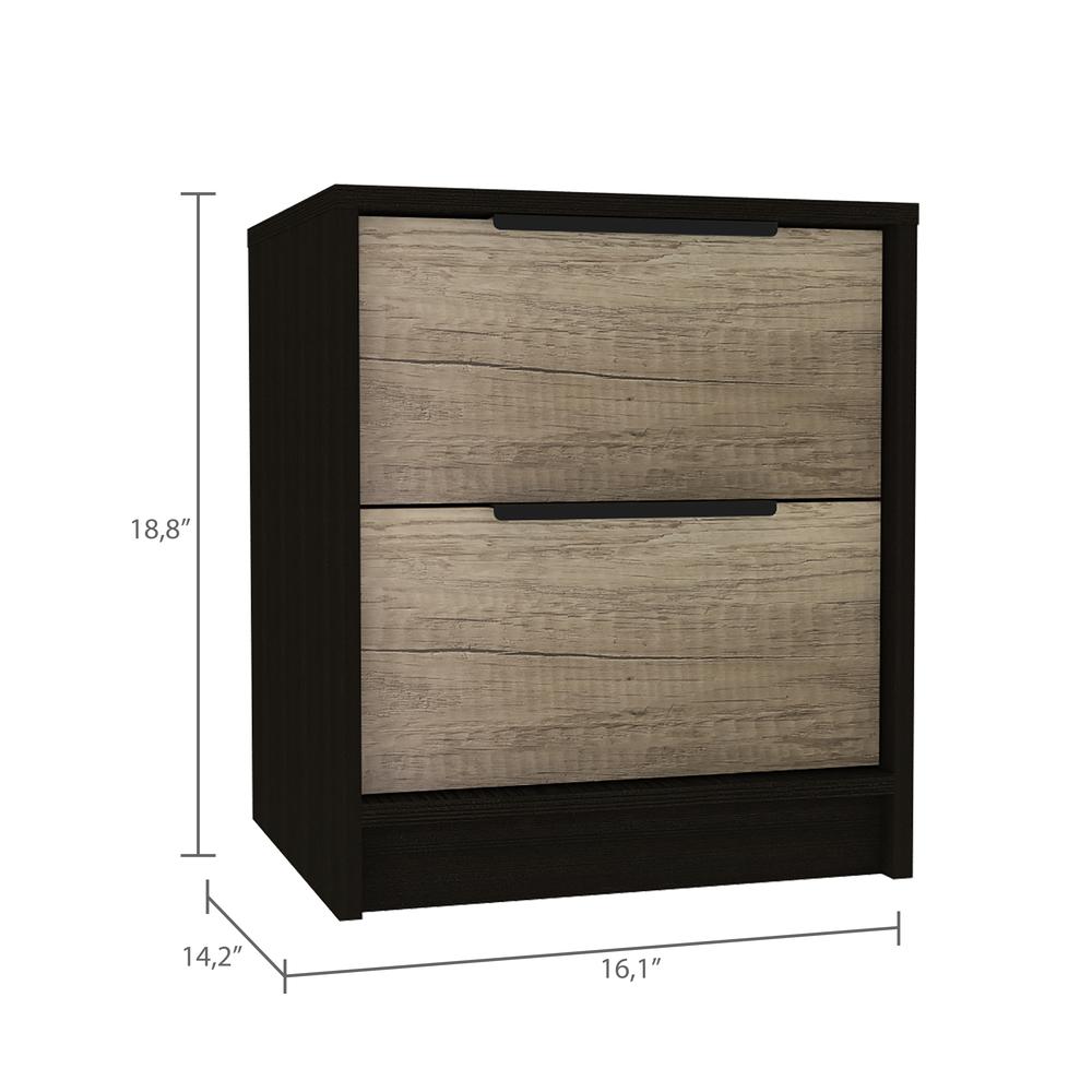Egeo Night Stand Black Wengue. Picture 2