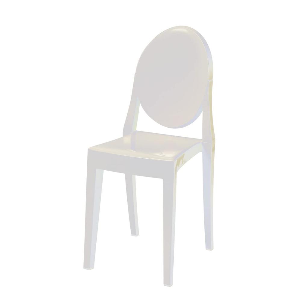 Set of 1 Commercial Seating Products Grace Chair in gold made of  Polycarbonate. Picture 1