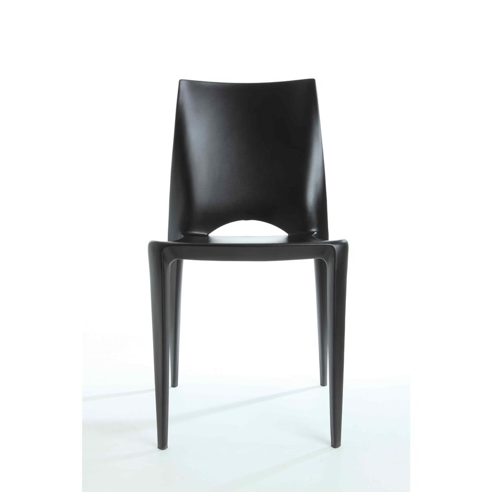 Commerical Seating Products RPP BK Crescent-Black Dining Chairs. Picture 1