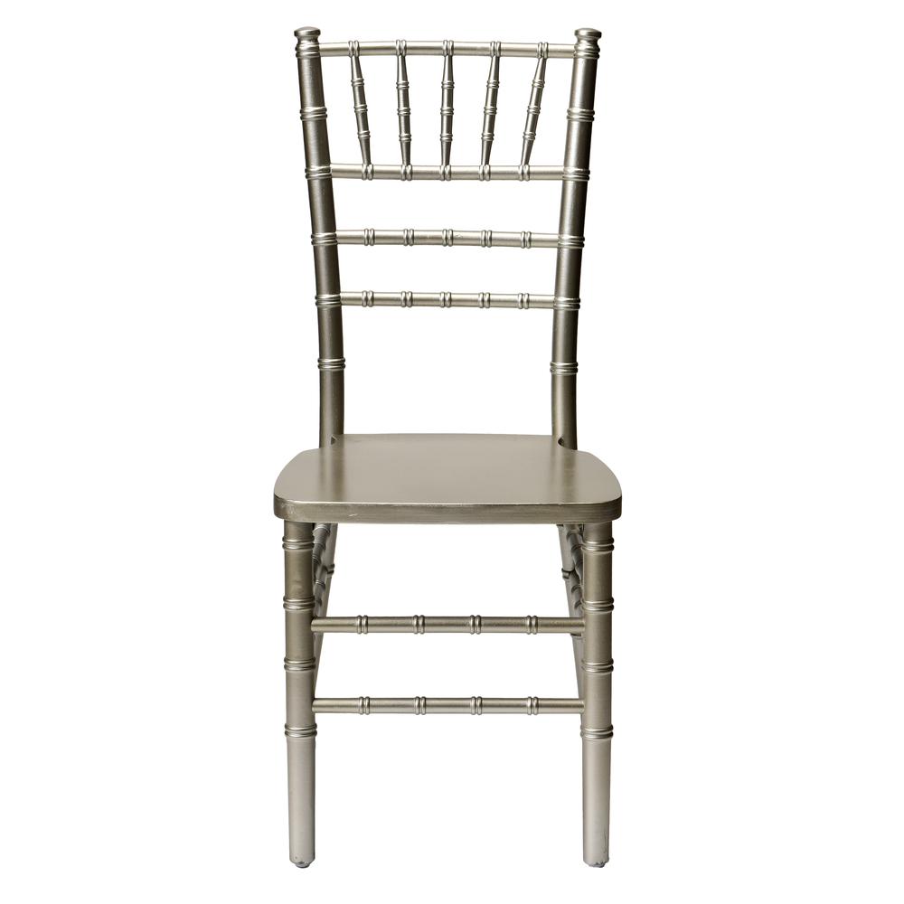 Commerical Seating Products European Silver Wood Dining Chairs. Picture 1