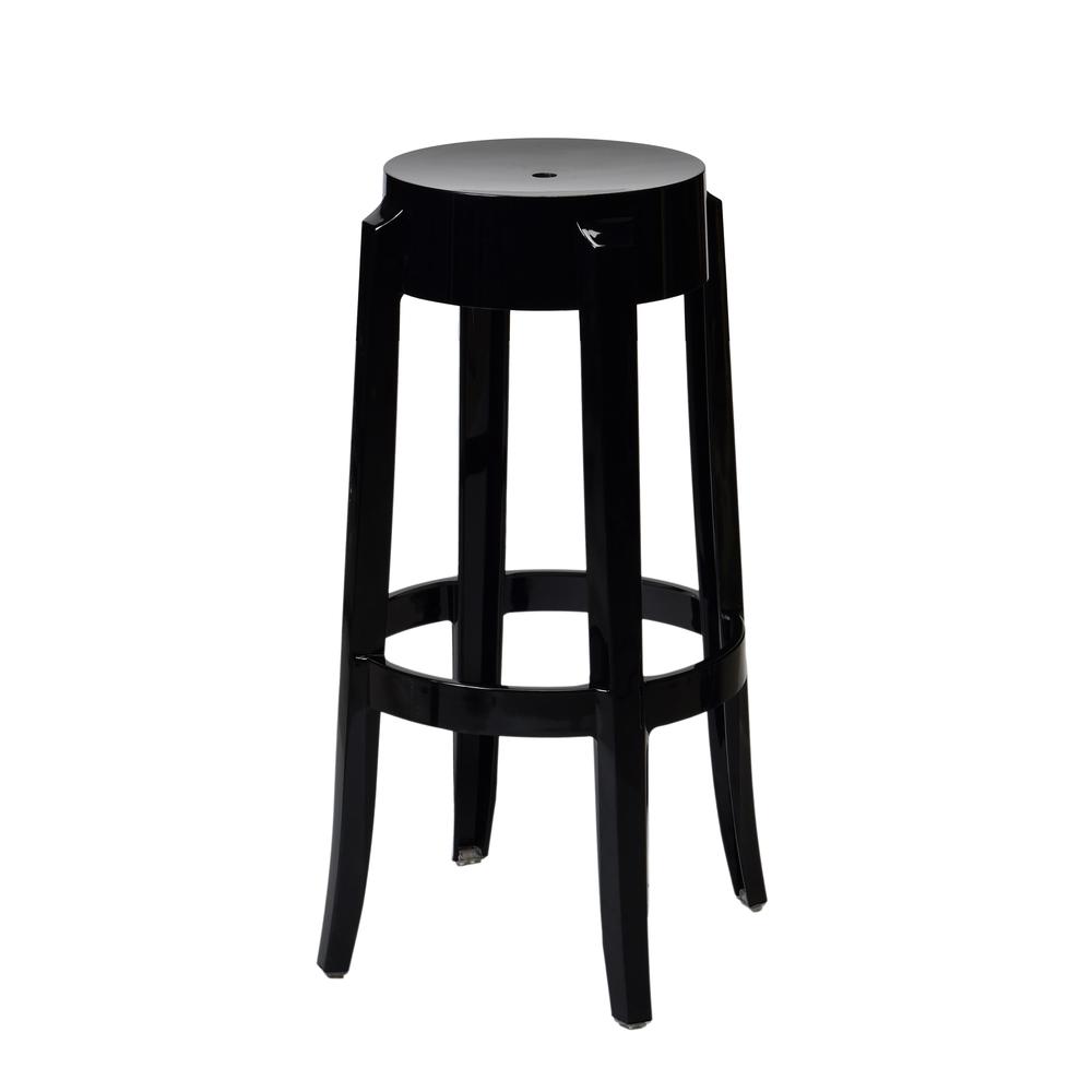 Commerical Seating Products RPC BK Black Kage Backless Stool Chairs. Picture 1