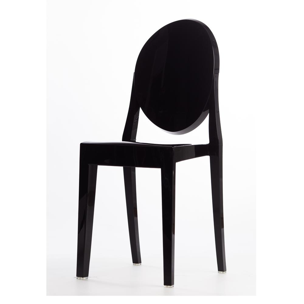 RPC Black Kage Side Chair. Picture 1